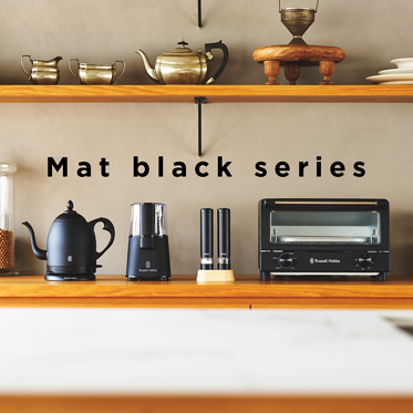 【新品】Russell Hobbs マットブラック オーブントースター ラッセルホブス Russell Hobbsオーブントースター（マット