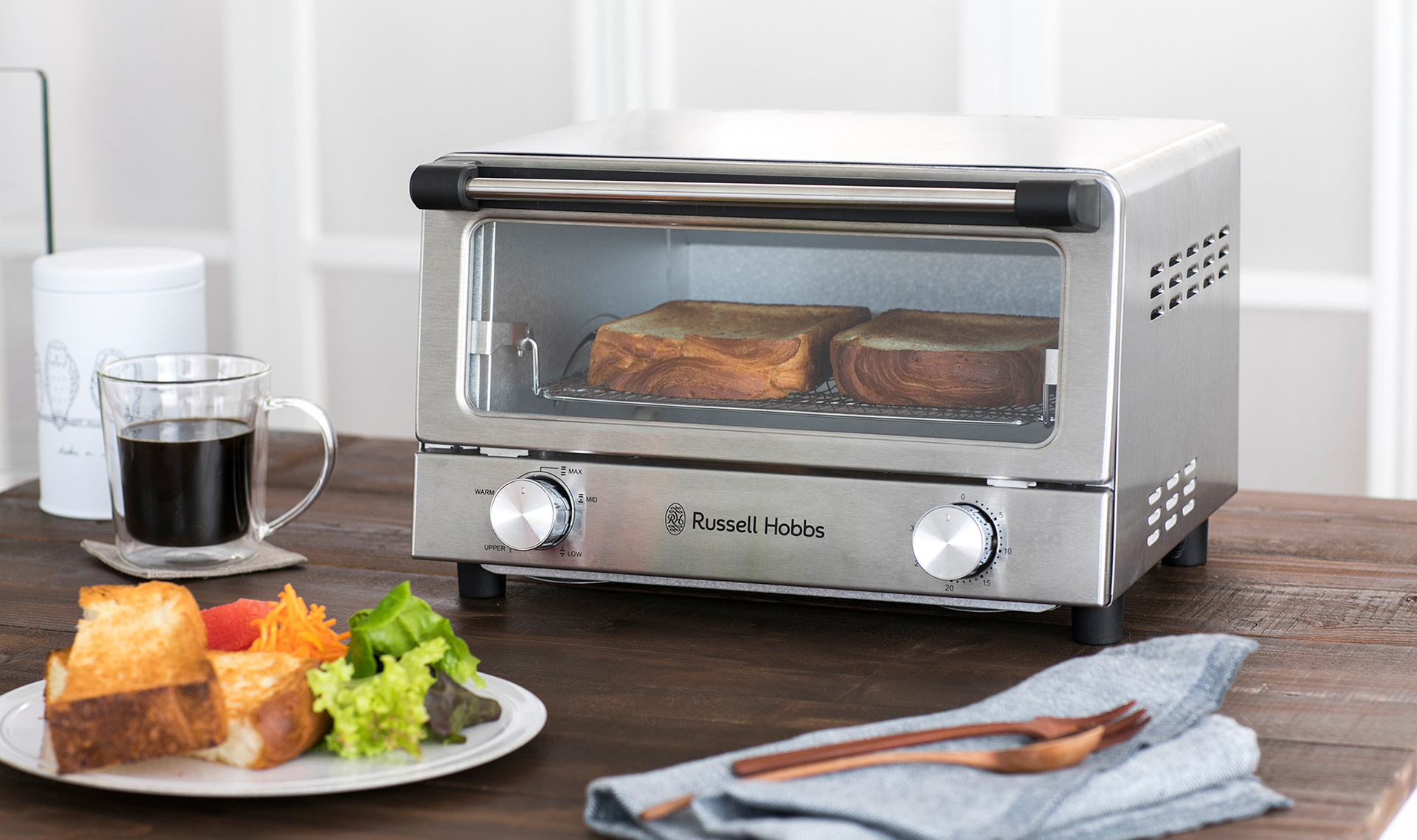 調理家電Russell Hobbs。ラッセルホブス。オーブントースター