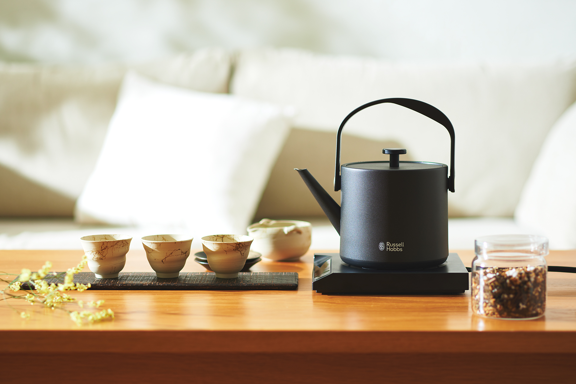 在庫あ安いラッセルホブス　Russell Hobbs Tケトル 7106JP-WH キッチン家電